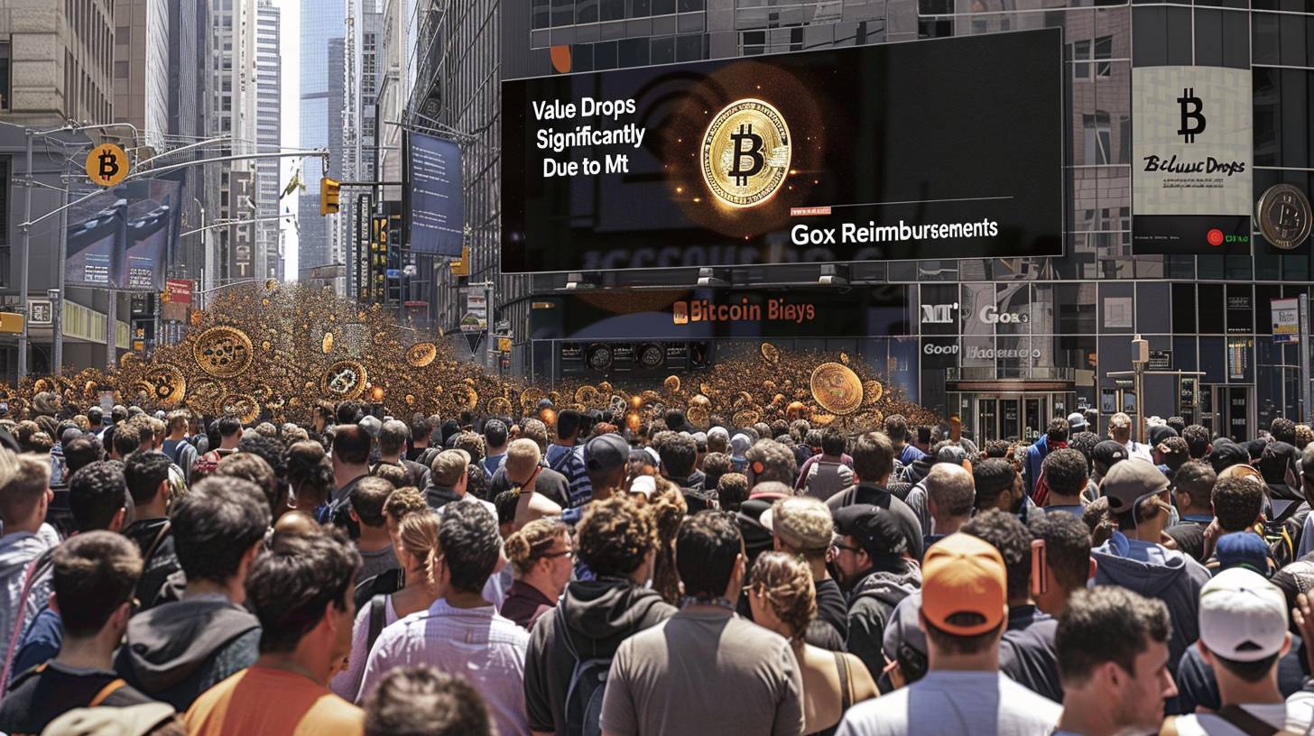 Bitcoin Value Drops Significantly Due to Mt Gox Reimbursements