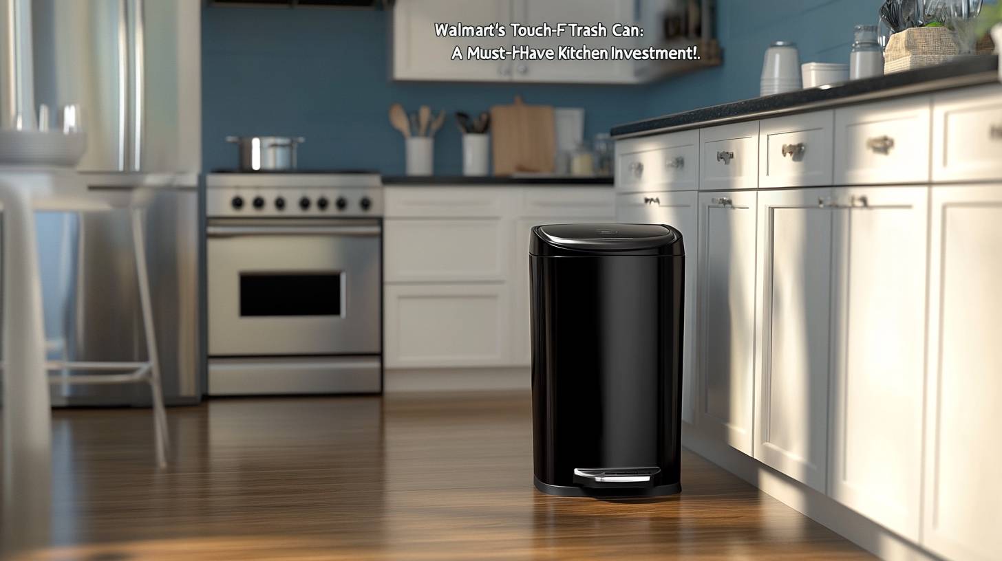 Walmart&rsquo;s Touch-Free Trash Can: A Must-Have Kitchen Investment!