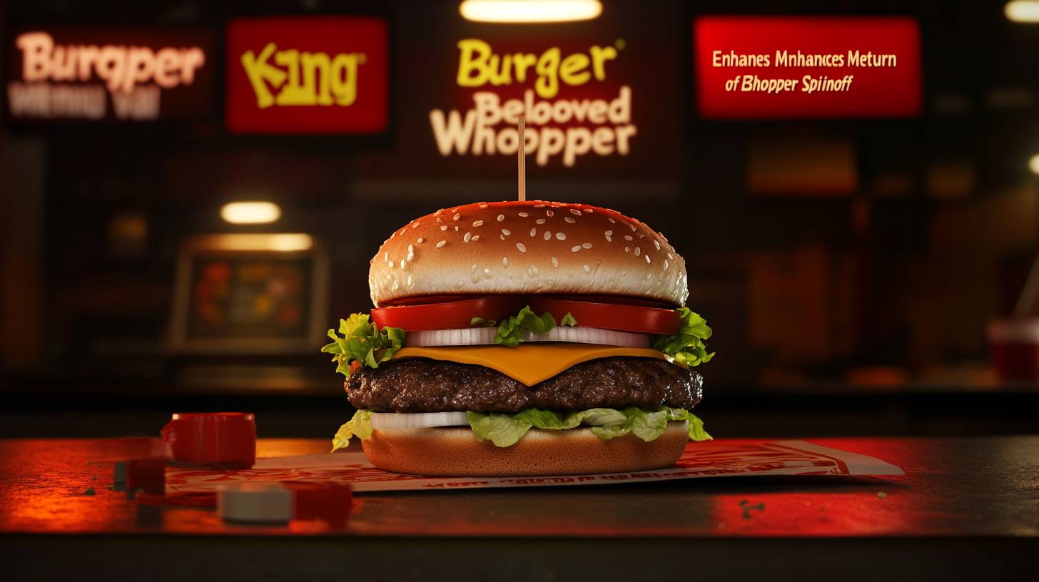 “Burger King Boosts Menu Appeal with the Comeback of Cherished Whopper Variation”