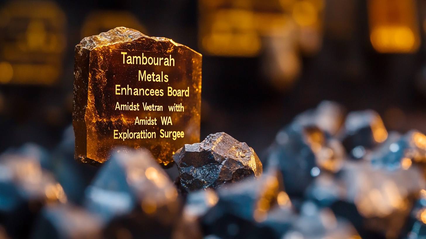 “Tambourah Metals Strengthens Board with Industry Expert Amidst WA Exploration Boom”