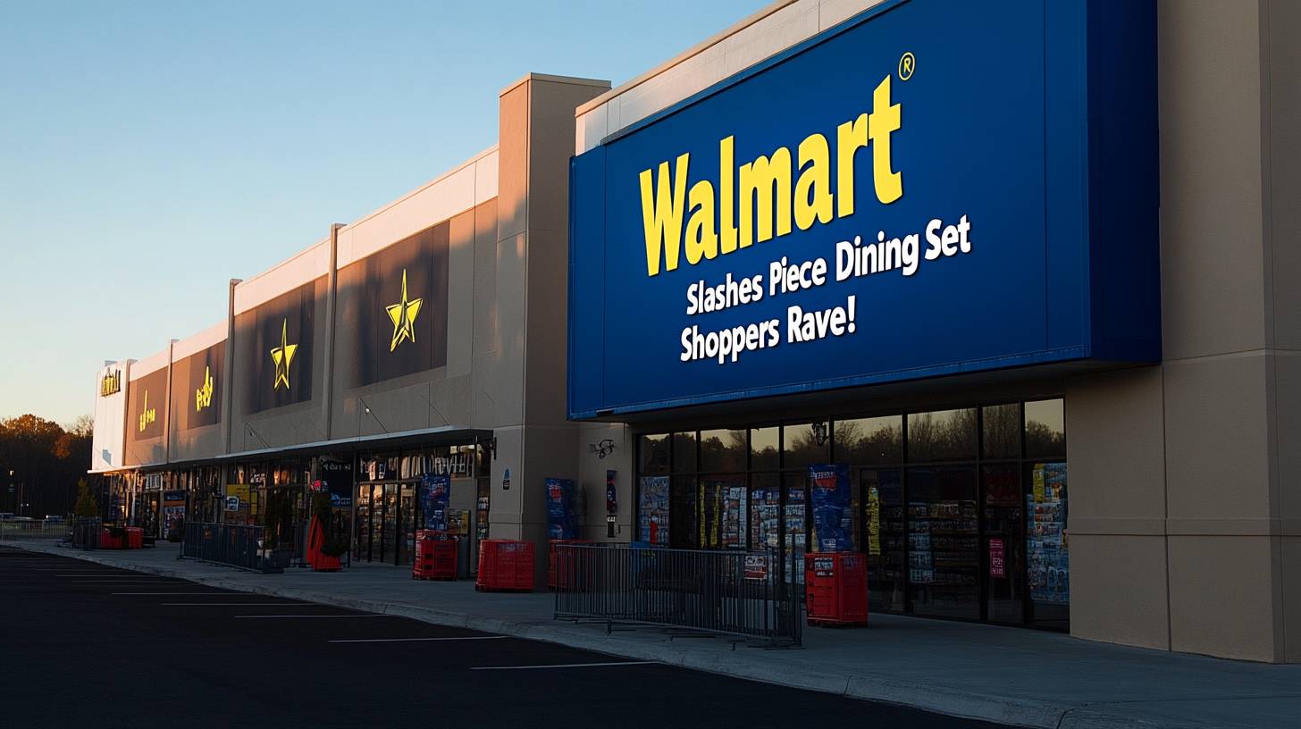 “Walmart Cuts Price of 5-Piece Dining Set to 0, Shoppers Enthusiastic!”