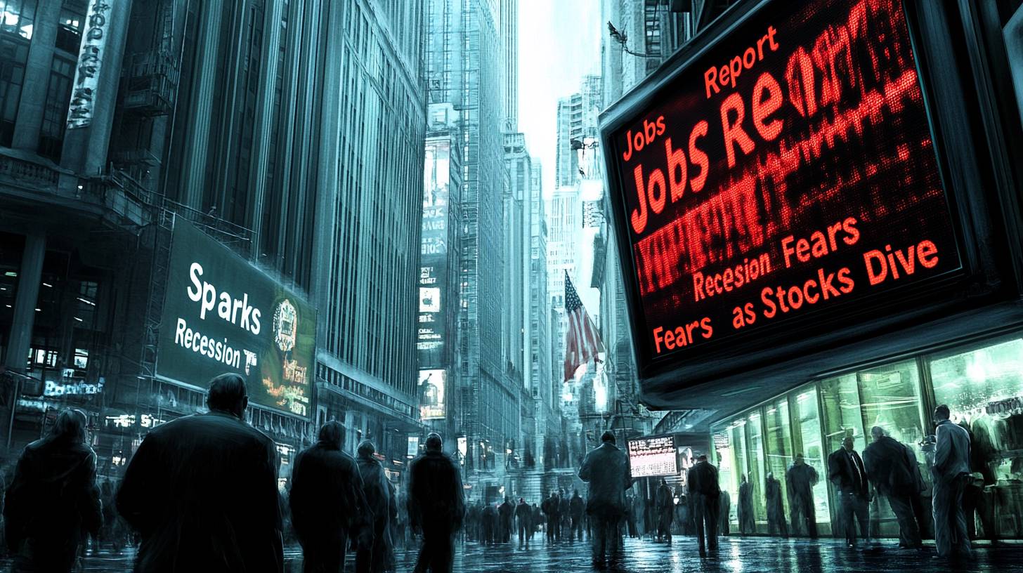 “Job Report Fuels Recession Anxieties as Stocks Plummet”