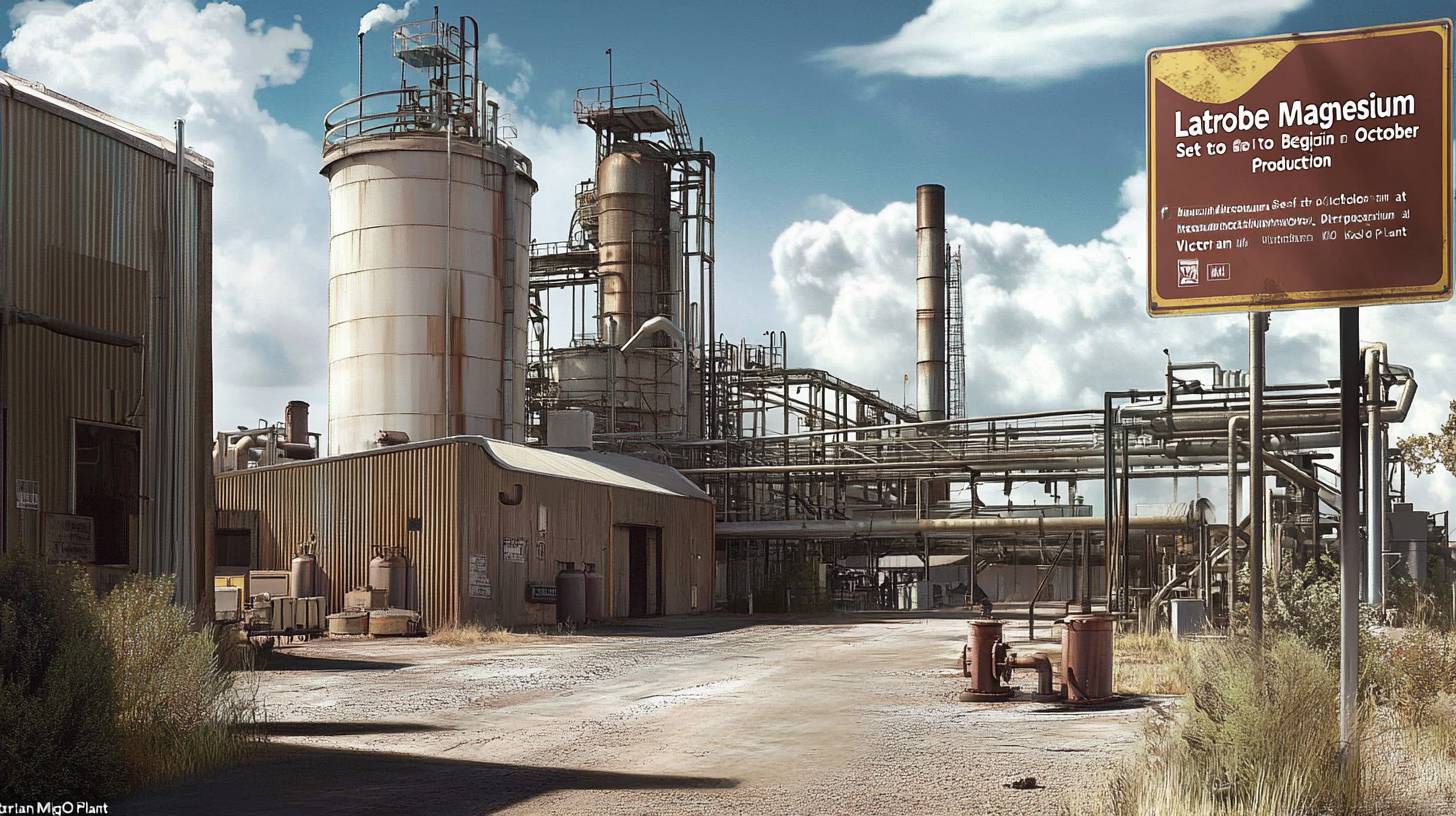 Latrobe Magnesium Set to Begin October Production at Victorian MgO Plant