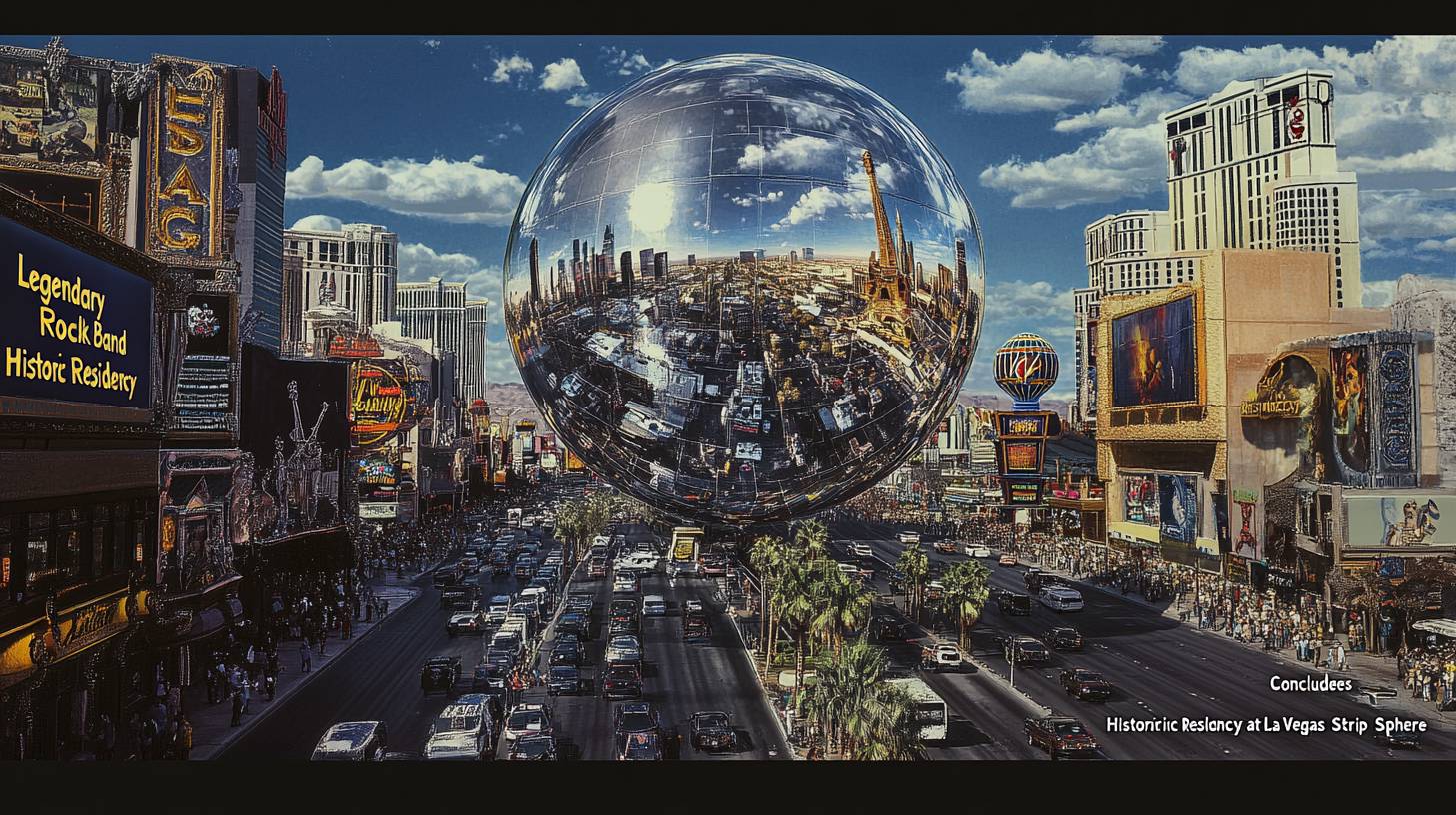 “Iconic Rock Group Wraps Up Groundbreaking Residency at Las Vegas Strip Sphere”