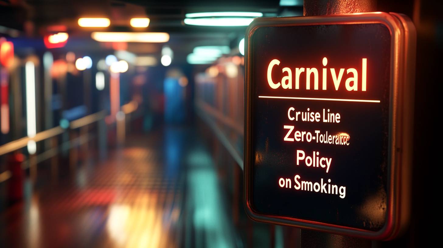 “Carnival Cruise Line Implements Strict No-Smoking Policy”