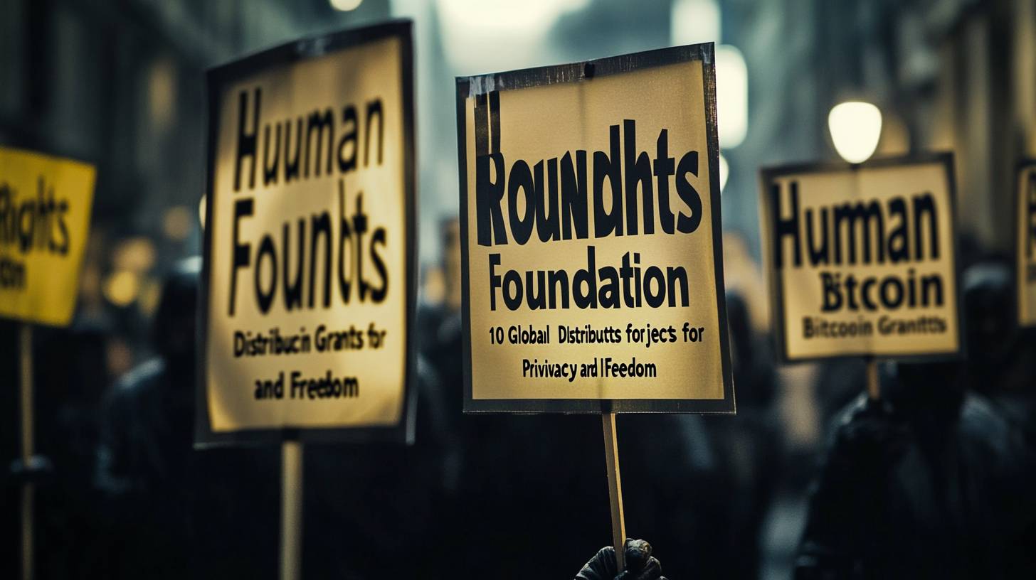 “Human Rights Foundation Allocates 10 Bitcoin Grants to 20 International Initiatives for Privacy and Liberty”