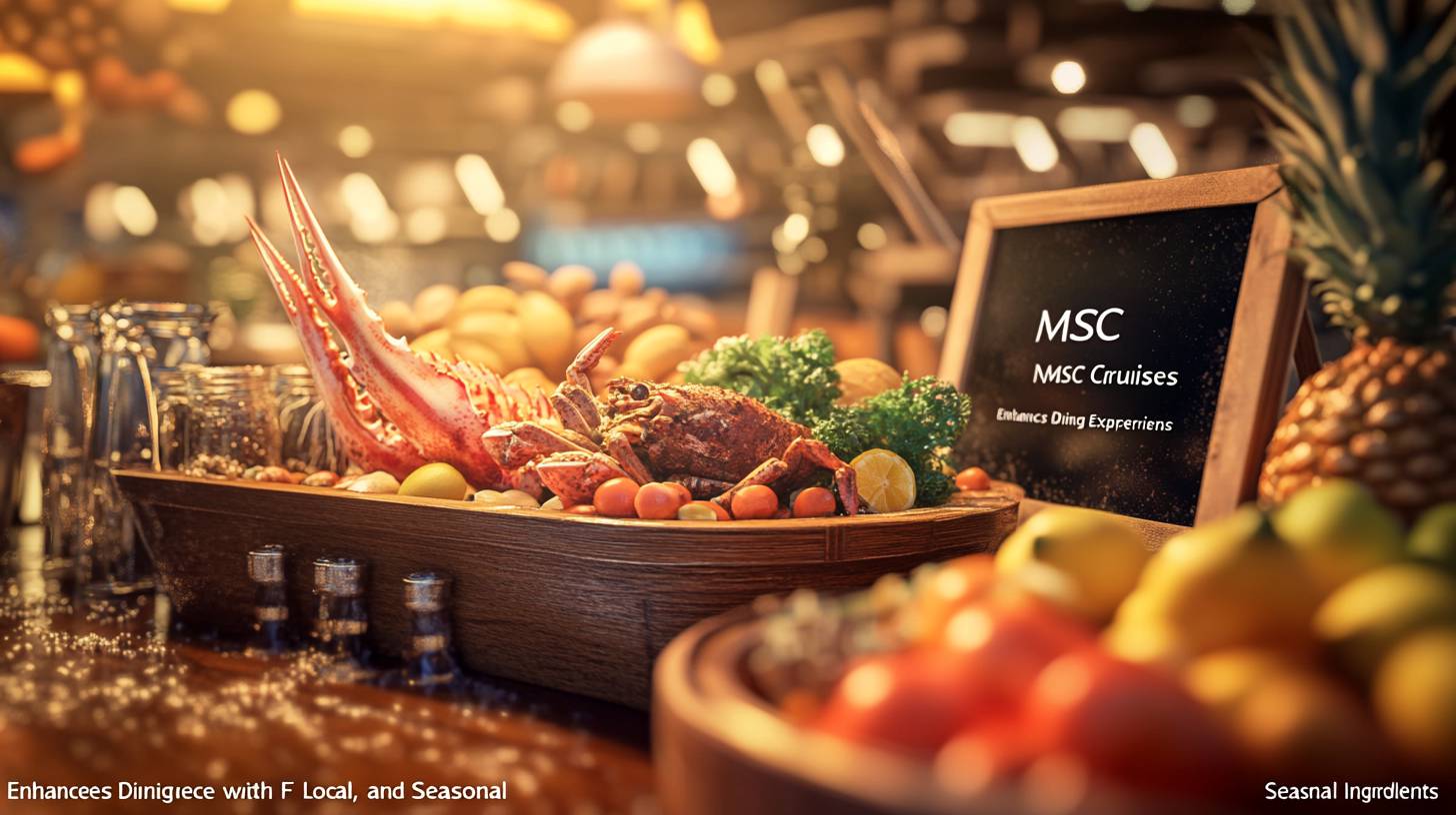 MSC Cruises Improves Dining Experience with Fresh, Local, and Seasonal Ingredients