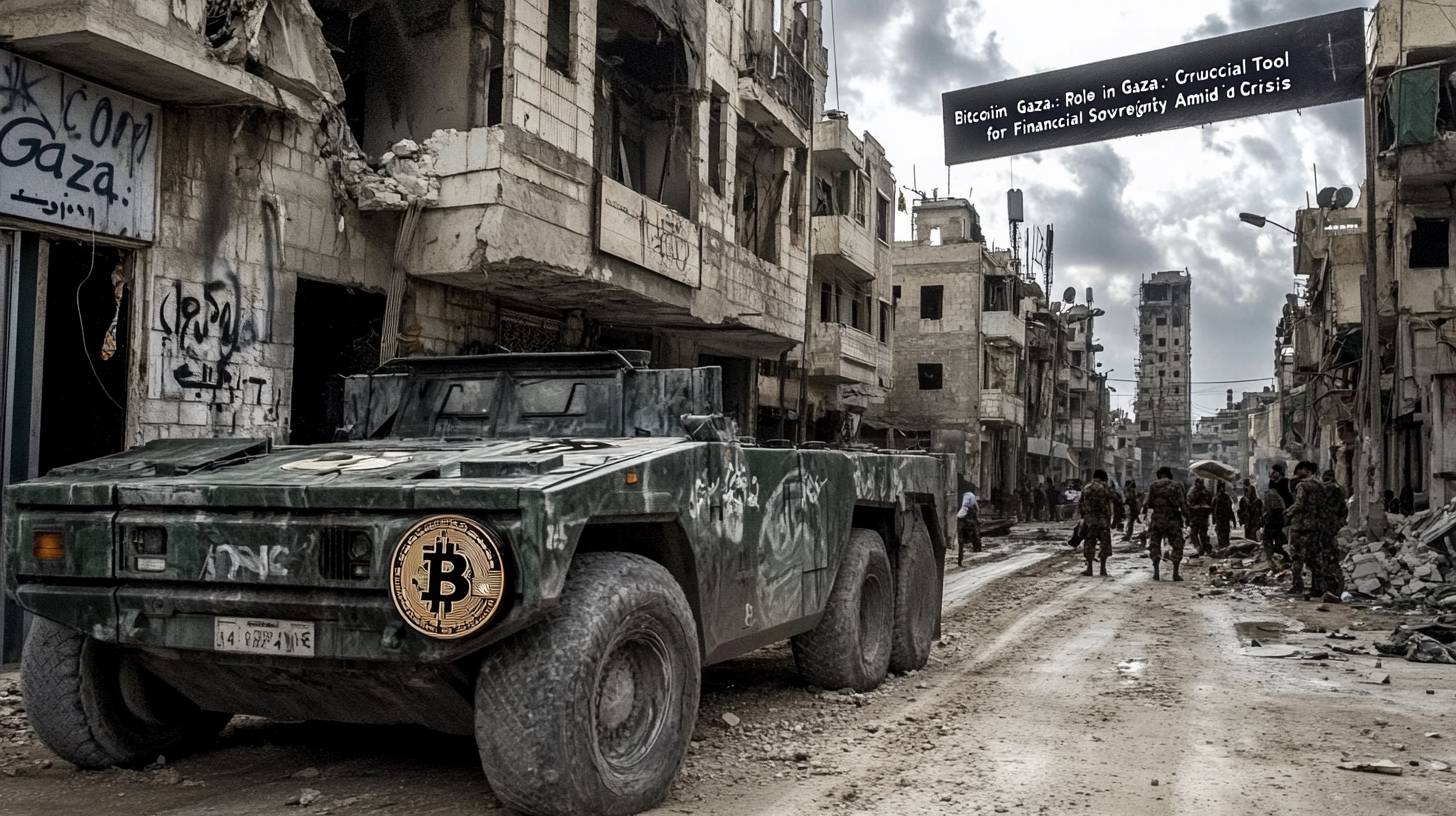 “Bitcoin’s Function in Gaza: An Essential Asset for Financial Independence During Turmoil”