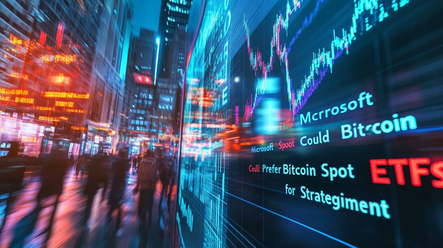 “Microsoft Might Favor Bitcoin Spot ETFs for Tactical Investment”