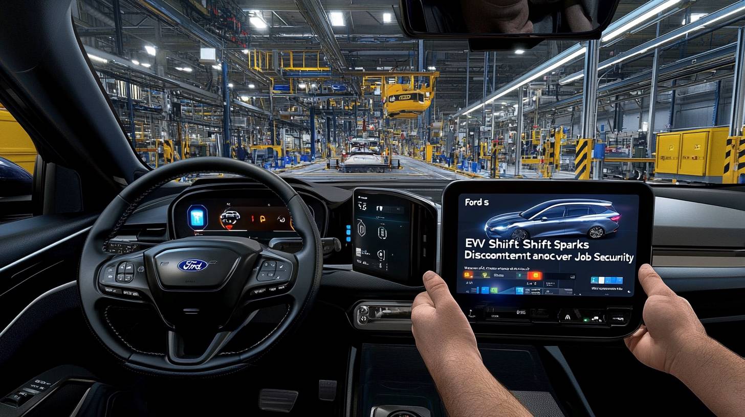 Ford&rsquo;s EV Shift Sparks Worker Discontent and Concerns Over Job Security