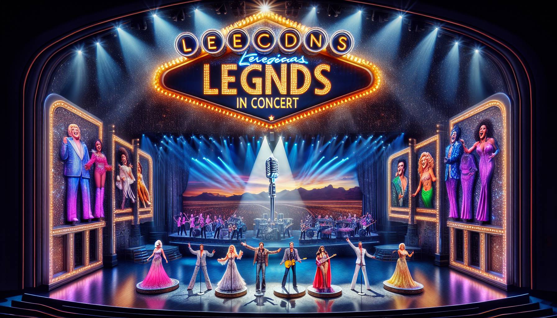 “Legends in Concert Says Goodbye: A Spectacular Vegas Classic Concludes Its Journey”